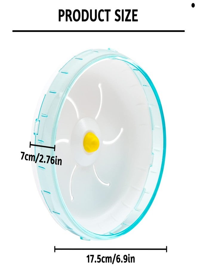 BLLREMIPSUR 6.9 Inch Silent Hamster Exercise Wheel, Mount on Cage, for Dwarf Hamster, Pet Mouse - Image 2